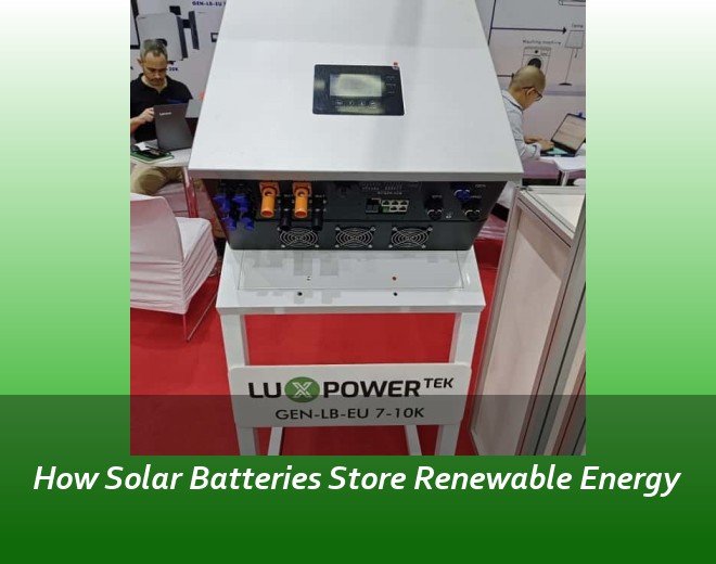 How Solar Batteries Store Renewable Energy